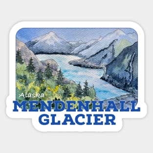 Mendenhall Glacier, Alaska Sticker